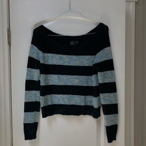 ❤️ American eagle striped knit oversized sweater
